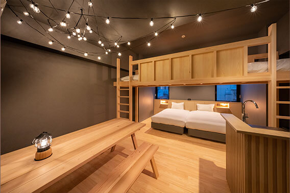 ロフト付ツインルーム